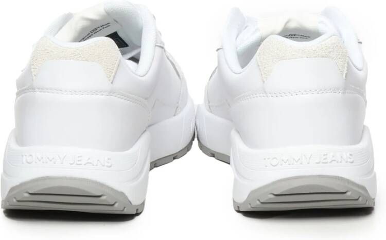 Tommy Hilfiger Witte Sneakers met Rubberen Zool White Heren