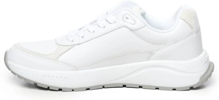 Tommy Hilfiger Witte Sneakers met Rubberen Zool White Heren