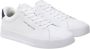 Tommy Hilfiger Plateausneakers TH COURT LEATHER GRAIN ESS vrijetijdsschoen halfschoen veterschoen met logo-opdruk - Thumbnail 7