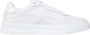 Tommy Hilfiger Sportieve witte vetersneakers met contrastdetails White Heren - Thumbnail 3