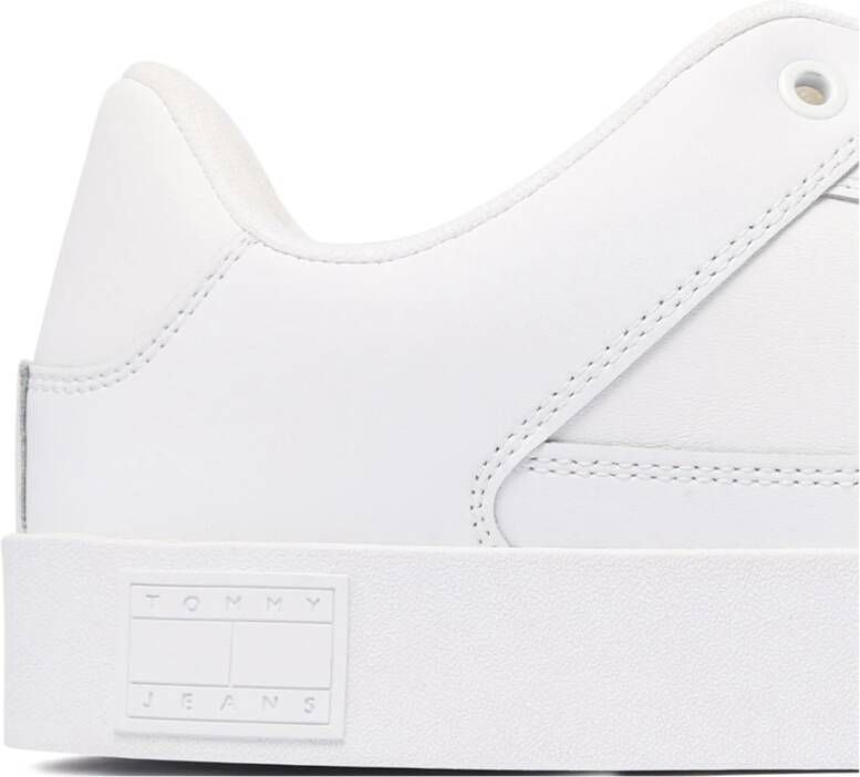 Tommy Hilfiger Witte sportieve sneakers laag model