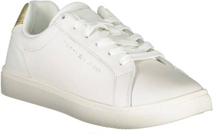 Tommy Hilfiger Witte Sports Sneaker met Logo Detail White Dames