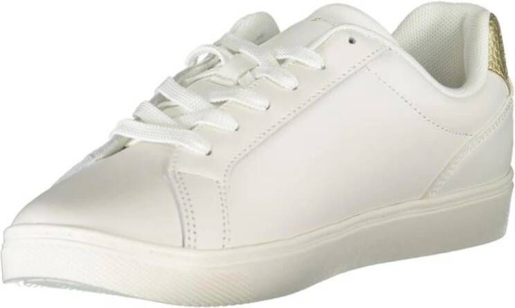 Tommy Hilfiger Witte Sports Sneaker met Logo Detail White Dames