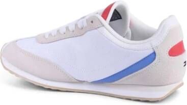 Tommy Hilfiger Witte Suède Dames Sneakers voor alledaags gebruik
