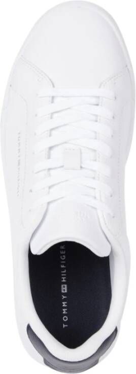 Tommy Hilfiger Witte Vrijetijdssneakers voor Mannen White Heren