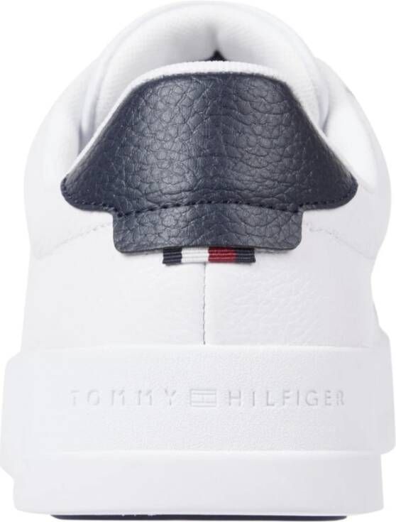 Tommy Hilfiger Witte Vrijetijdssneakers voor Mannen White Heren