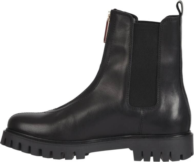 Tommy Hilfiger Zwarte Chelsea Boots