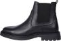 Tommy Hilfiger Zwarte Chelsea Enkellaarzen voor Mannen Black Heren - Thumbnail 7