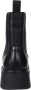 Tommy Hilfiger Zwarte Chelsea Logotape Enkellaarzen Black Dames - Thumbnail 4