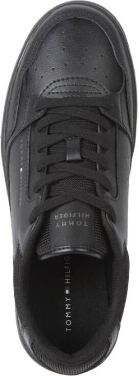 Tommy Hilfiger Zwarte Core Vrijetijdssneakers Black Heren