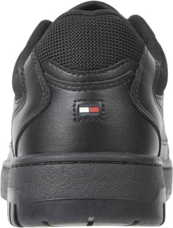 Tommy Hilfiger Zwarte Core Vrijetijdssneakers Black Heren