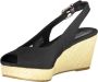 Tommy Hilfiger Sleehaksandaaltjes ICONIC ELENA SLING BACK WEDGE zomerschoen sandaal keilhak met verstelbare gesp - Thumbnail 32