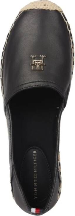 Tommy Hilfiger Zwarte Espadrilles voor Vrouwen Black Dames