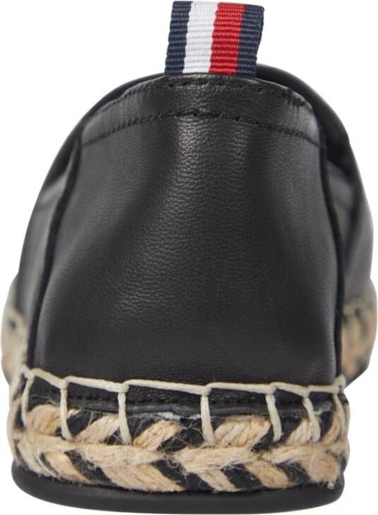 Tommy Hilfiger Zwarte Espadrilles voor Vrouwen Black Dames