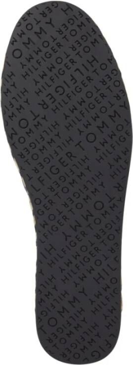 Tommy Hilfiger Zwarte Espadrilles voor Vrouwen Black Dames