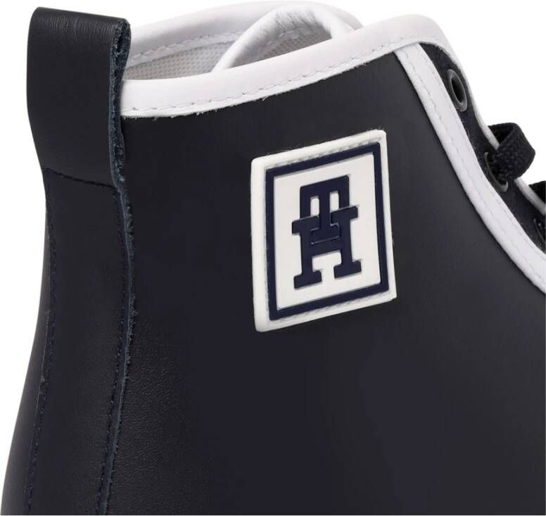 Tommy Hilfiger Zwarte hoge sneakers