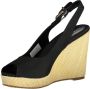 Tommy Hilfiger Sleehaksandaaltjes ICONIC ELENA SLING BACK WEDGE zomerschoen sandaal keilhak met verstelbare gesp - Thumbnail 38