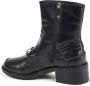 Tommy Hilfiger Zwarte Enkellaarsjes Tommy Twist Hardware Bootie - Thumbnail 6
