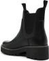 Tommy Hilfiger Zwarte Leren Chelsea Mid Hiel Laarzen Black Dames - Thumbnail 4