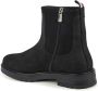 Tommy Hilfiger Zwarte Leren Enkellaarzen Gesp Detail - Thumbnail 2