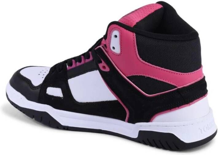Tommy Hilfiger Zwarte Leren HighTop Casual Sneakers