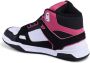 Tommy Hilfiger Zwarte Leren HighTop Casual Sneakers - Thumbnail 3
