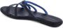 Tommy Hilfiger Zwarte Leren Sandalen met Bandjes - Thumbnail 2