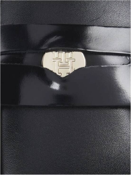Tommy Hilfiger Zwarte Penny Loafer Damesschoenen Black Dames