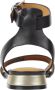 Tommy Hilfiger Zwarte platte sandalen voor vrouwen Black Dames - Thumbnail 6