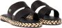 Tommy Hilfiger Zwarte platte sandalen voor vrouwen Black Dames - Thumbnail 5