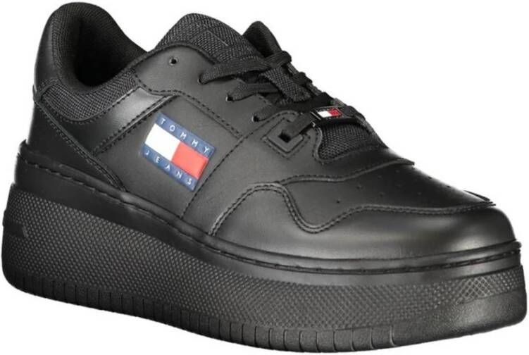 Tommy Hilfiger Zwarte Polyester Casual Sneaker voor Vrouwen Black Dames