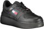 TOMMY JEANS Plateausneakers TJW RETRO BASKET FLATFORM ESS met logo-tekst in de zool vrijetijdsschoen lage schoen veterschoen - Thumbnail 8