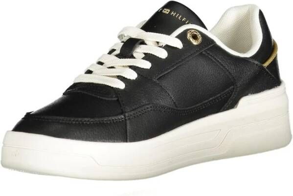 Tommy Hilfiger Zwarte Polyester Sneaker