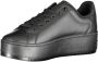 Tommy Hilfiger Zwarte Polyester Sneaker met Contrasterende Details - Thumbnail 10