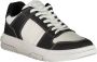 Tommy Hilfiger Zwarte Polyester Sneaker met Veters Contrastdetails Logo Black Heren - Thumbnail 10