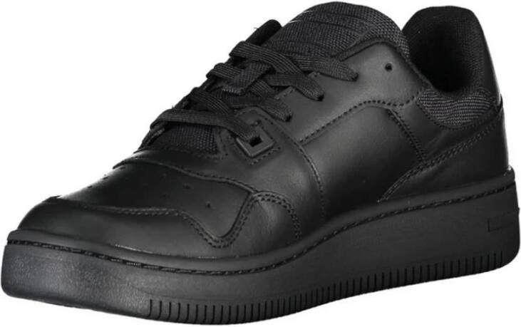 Tommy Hilfiger Zwarte Polyester Sneakers met Logo