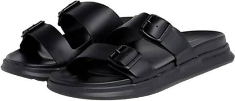 Tommy Hilfiger Zwarte Sandalen Zomer Garderobe Black Heren