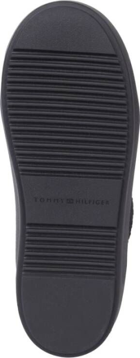 Tommy Hilfiger Zwarte Shearling Enkel Snowboots