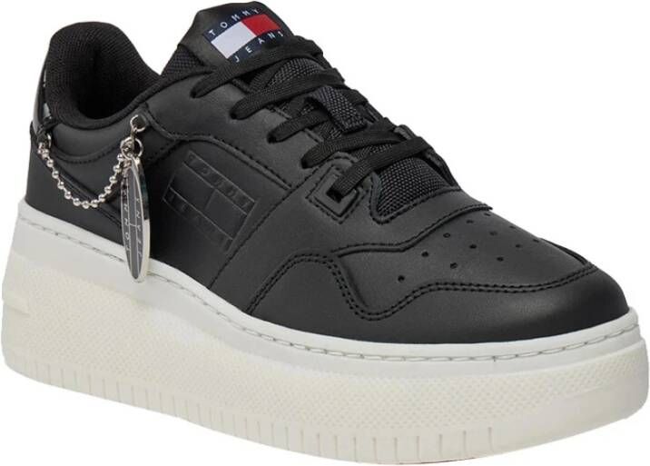 Tommy Hilfiger Zwarte Sneakers voor Vrouwen Black Dames