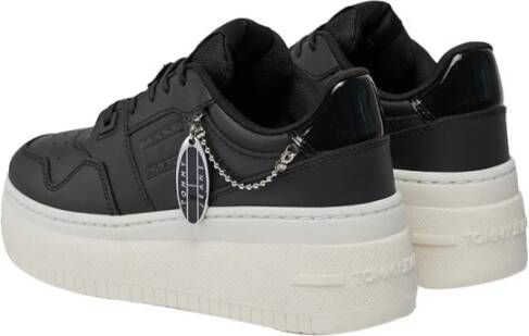 Tommy Hilfiger Zwarte Sneakers voor Vrouwen Black Dames