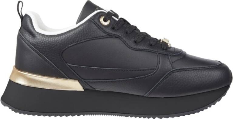 Tommy Hilfiger Zwarte Sneakers voor Vrouwen Black Dames