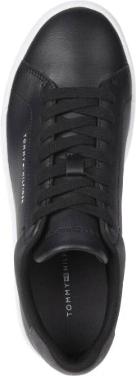Tommy Hilfiger Zwarte Vrijetijdssneakers Black Heren