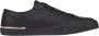 Tommy Hilfiger Zwarte Vulc Sneakers voor Mannen Black Heren - Thumbnail 6