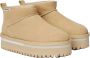 Tommy Jeans Beige Flatform Enkellaarzen voor Vrouwen Beige Dames - Thumbnail 8