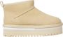 Tommy Jeans Beige Flatform Enkellaarzen voor Vrouwen Beige Dames - Thumbnail 11