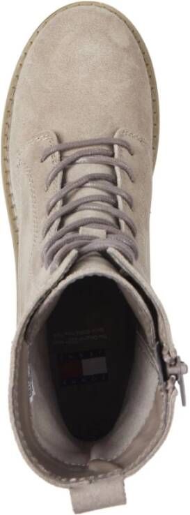 Tommy Jeans Beige Veterschoenen enkellaarsjes Beige Dames