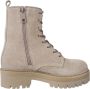 Tommy Jeans Beige Veterschoenen enkellaarsjes Beige Dames - Thumbnail 6