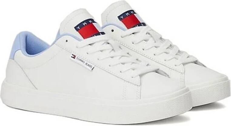 Tommy Jeans Blauwe Cupsole Sneaker Damesschoenen White Dames