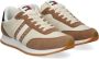 Tommy Hilfiger Sportieve Beige Veterschoenen met Bruine en Blauwe Details Beige Heren - Thumbnail 9