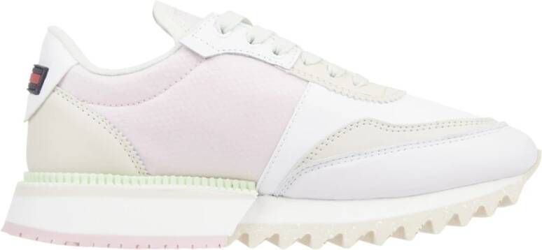 Tommy Jeans Cleated Similpelle Sneakers Wit
